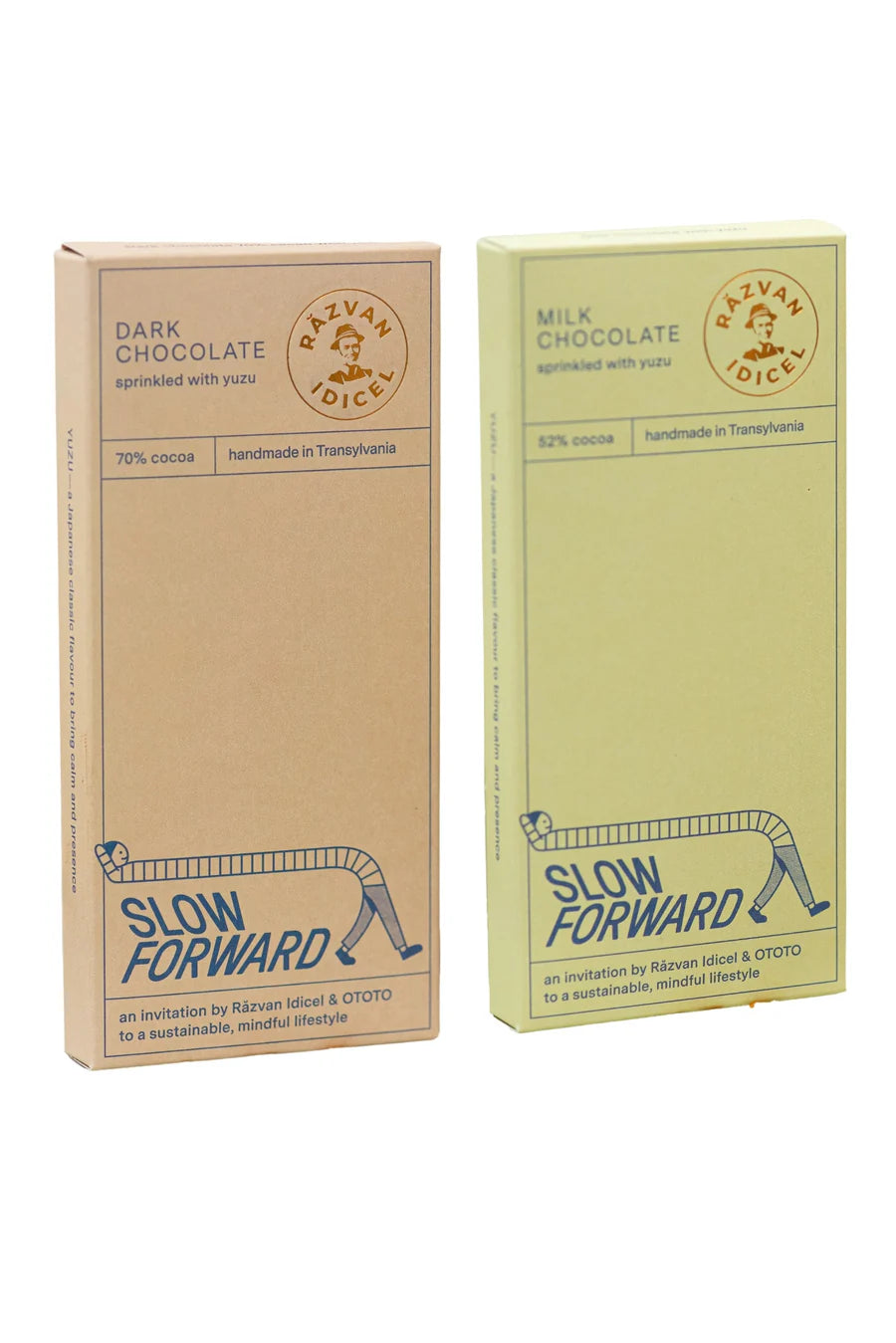 Pachet Ciocolată Yuzu, Neagră și cu Lapte